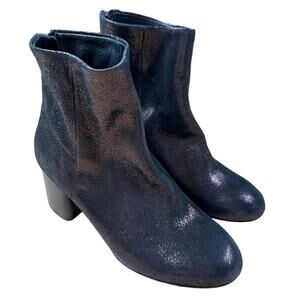Rag & Bone NWOB Drea Ankle Boot Copper Metallic Leather Size 35 (US 5) Back Zip